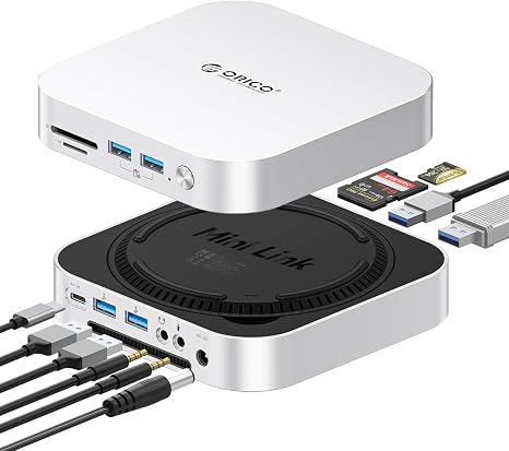 هاب و باکس هارد M.2 nvme اوریکو ORICO MiniLink Mac mini M4 M49P